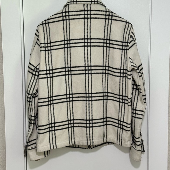 ZARA Women’s Plaid Zip-Up Jacket Shacket – Size Small - Picture 2 of 9